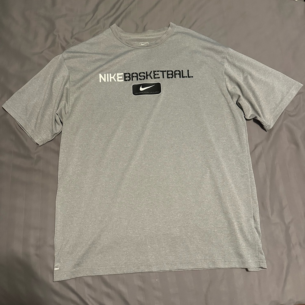 Grey Nike basketball tee